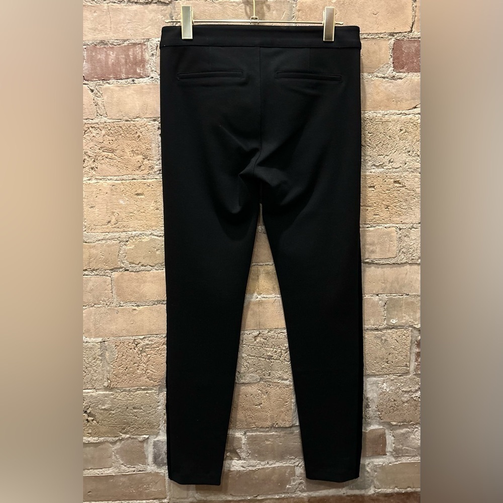 PAIGE Tereza Skinny Tuxedo Trousers Velvet Side Stripes - Sz 27 - Picture 5 of 9
